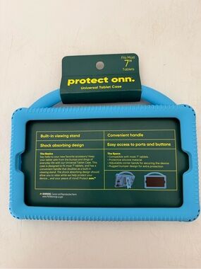 Onn 7" Tablet Silicone Case with Handle